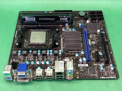 MSI Motherboard MS-7641 760GM-P34 FX + AMD Phenom II CPU + RAM - UNTESTED