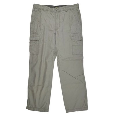 Cabelas Trail Hikers 36 x 32 Cargo Pants Camping Hiking Outdoor Cotton Tan