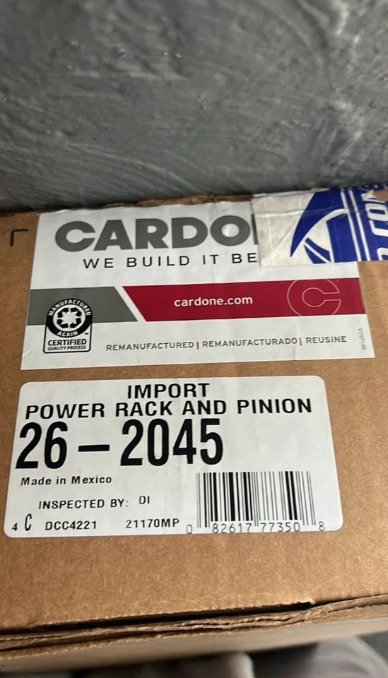 Cardone Rack & Pinion: Fits 06-09 Ford Fusion, Mercury Milan, Lincoln Zephyr/MKZ - Image 3 of 4