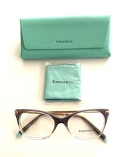 New Women s Tiffany Co Eyeglass Frames TF2194 8298 Gradient Gray w/Case Demo