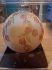 Vintage Hand Crafted Mouth Blown Glass Ornament Designer Studios Pinkflowers And — photo 4