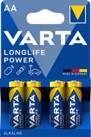 10X Varta Longlife Power Alkaline Lr6-Aa-Mignon-4906 - 4Er Blister