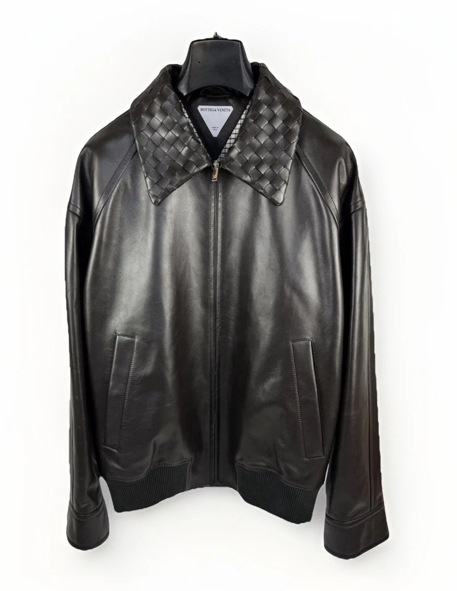 BOTTEGA VENETA 17AW ディアスキン レザーライダース 46 Men's Designer Leather Clothes | Bottega Veneta® US