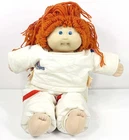 Vintage Cabbage Patch Kids doll girl redhead blue eyes Young Astronaut w/ outfit