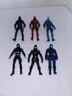COBRA COMMANDER GI Joe 25th Anniversary Valor Vs Venom 6 Figure Lot:V24/25/26/29