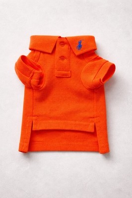 Ralph Lauren Orange   Polo T-Shirt For Small Dog / XS 