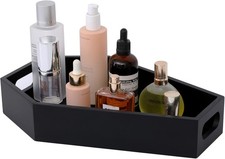 Gothic Coffin Decor Gothic Wooden Makeup Organizer Vanity,Spooky Halloween Decor
