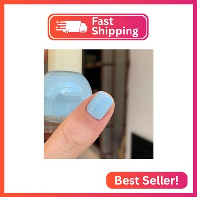 COSMOO Sky Blue Quick Dry Nail Polish, Vegan Chip-Resistant Long-Lasting Nail La