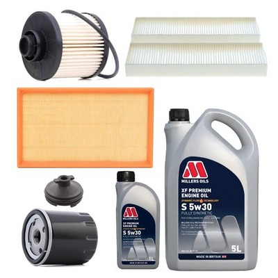 6L MILLERS XF PREMIUM FULL SERVICE KIT FOR CITROEN DISPATCH XS1400 2.0 2016+