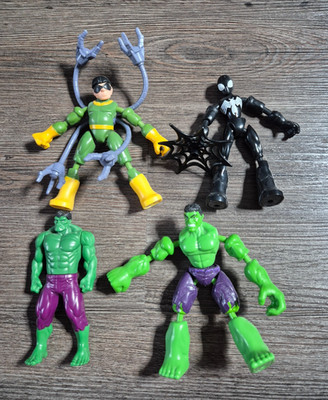 Marvel Bend and Flex Figuren + weitere   Hulk, Spiderman, Doc Ock  