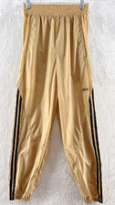 Adidas Pants Womens Sz Medium Track Athletic Gym Leg Run Jogger Brown GN4274
