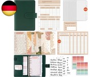 A6 Binder Budget Planner Deutsch - Sparchallenge Budgetplaner, Finanzplaner