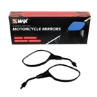Fits Honda PCX PCX125 150 Mirrors Black Left & Right Set Pair 10mm 2009 - 2017