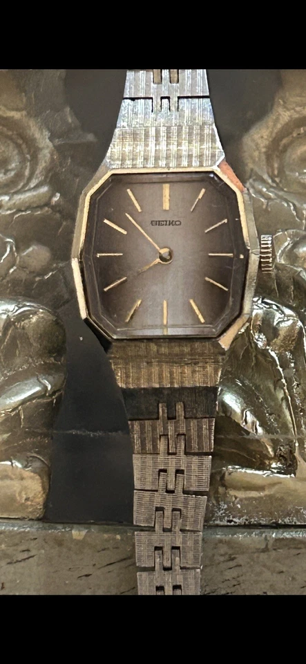 Vintage Seiko Women’s Watch Gold Tone Japan Movement Working Automatic - Image 2 of 4