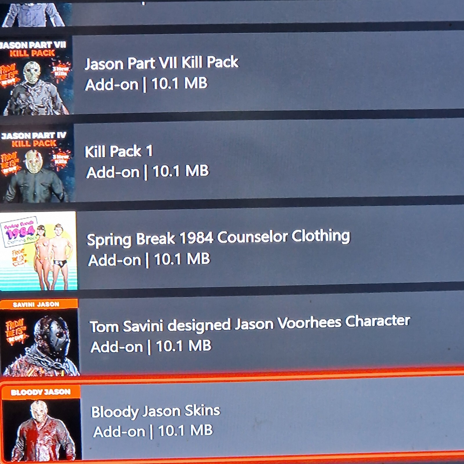 Friday The 13th The Video Game Savini Jason Dlc GAME ISNT INCLUDED just