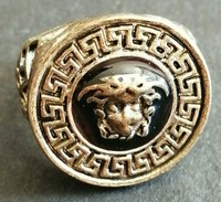 BEAUTIFUL POST MEDIEVAL VINTAGE SILVER FIGURINE RING
