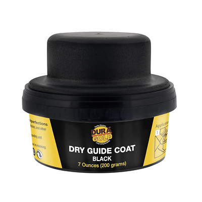 Premium Black Dry Guide Coat Kit, 7 Ounces (200 Grams) - Powder That Instantly H