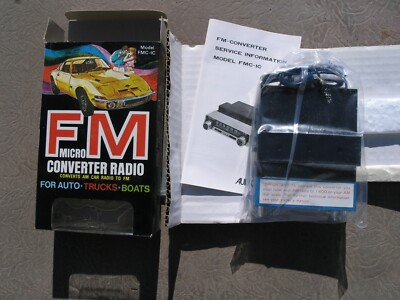 FM CONVERTER Audiovox FMC Dodge Chevy Ford Super GT Muscle AMC Hot Old Low Rat