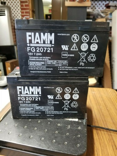 FIAMM FG20721 12 volt, 7,2 Ah met 4,8 mm Batterij