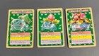 Topsun Pokemon Card Set Bulbasaur Ivysaur Venusaur 3pcs Japan Vintage Rare F/S