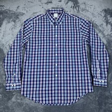 Brooks Brothers 1818 Regent Shirt Multicolor Plaid Check Non Iron Men  s Size L