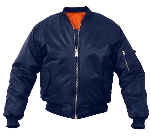 Rothco MA-1 Flight Jacket - Navy Blue