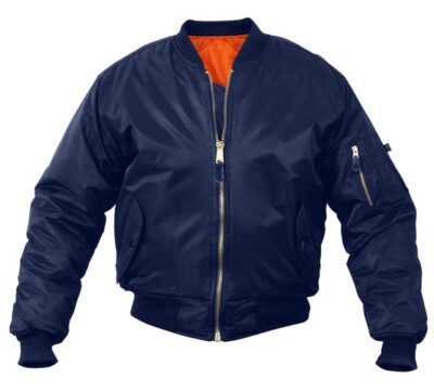 Rothco MA-1 Flight Jacket - Navy Blue