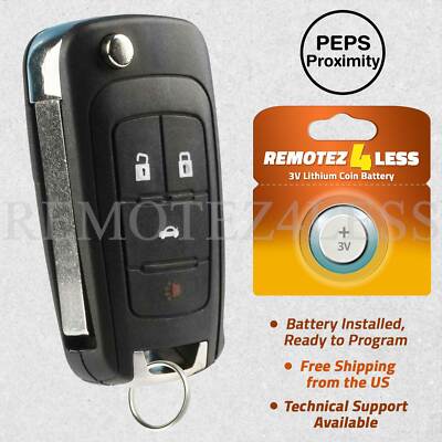 PEPS Flip Keyless Remote For 2014-2017 Chevy SS – Push Start Models – OEM Fitment