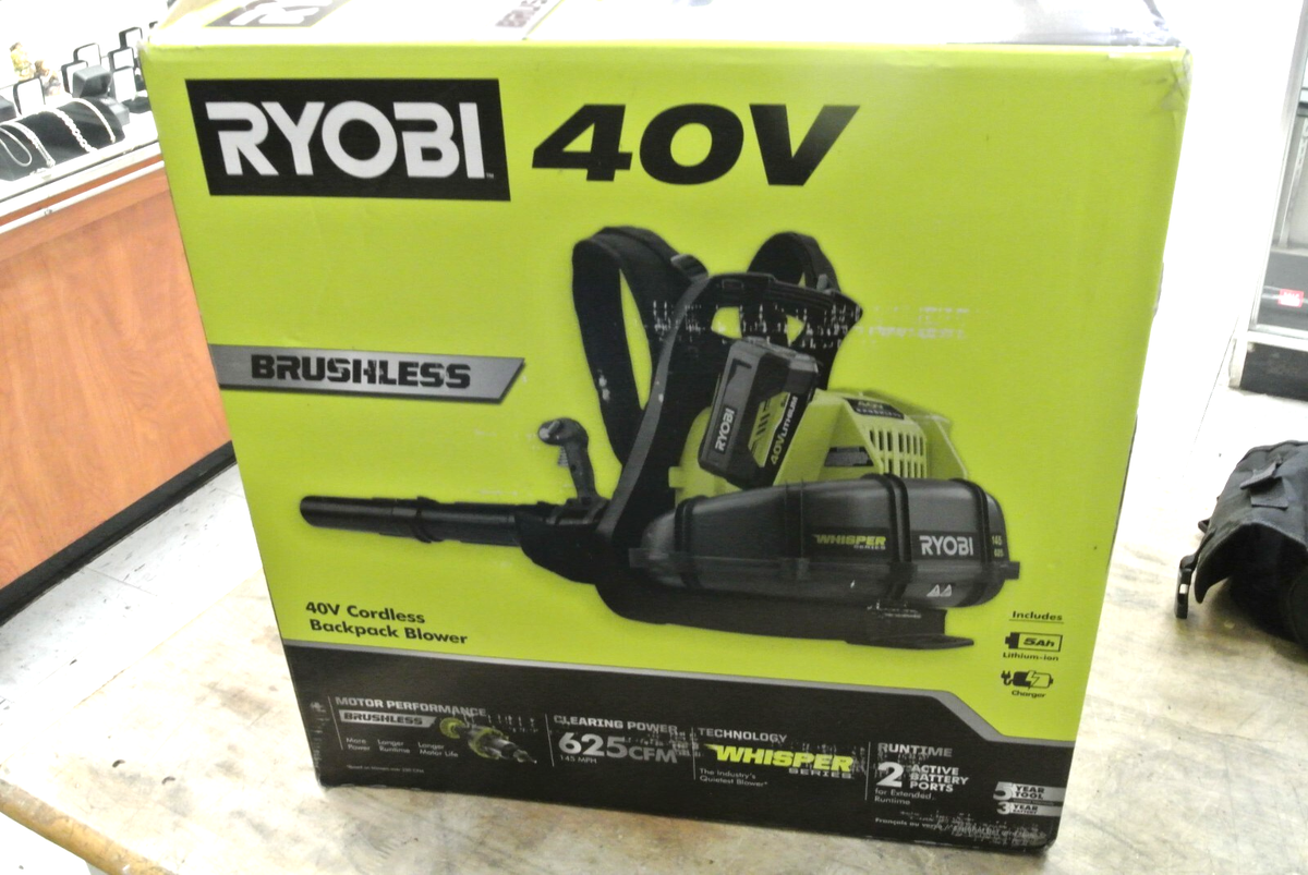 Tool RYOBI RY40440 145 MPH 625CFM 40V Lithium-Ion Cordless