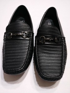 guess black slip on shoes