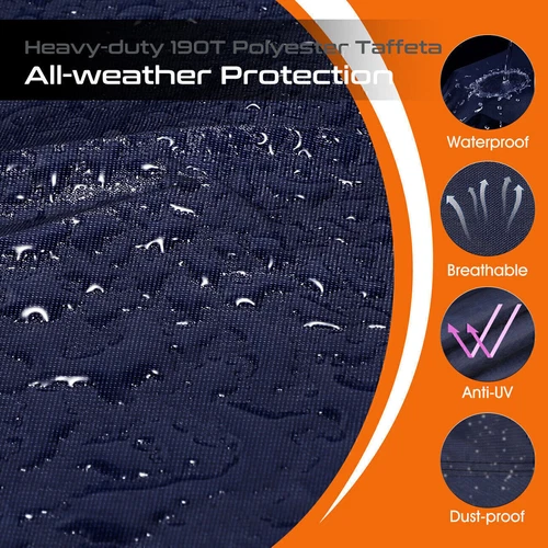 Full Car Cover Waterproof All Weather Protection Anti-UV Rain Snow Anti Scratch - Picture 5 of 11