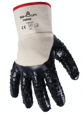Showa Best 7066R-09 Nitro Pro- Rough Palm Coated Gloves Size M (12 Pairs) Work
