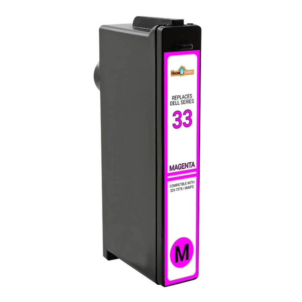 1PK Magenta 33XL (31 32 33) Extra HY Ink (331-7380 / 331-7383) for Dell ...