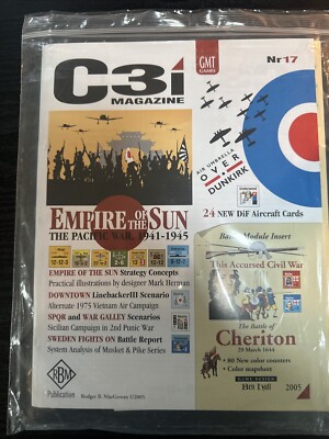 GMT C3i Magazine #17 2005 Empire of the Sun Excellent! Unpunched!