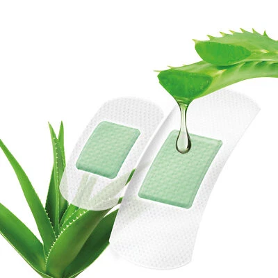 LIFEMED 10 x Pflaster Strips Aloe vera weiß 2 Größen Wundpflaster Fingerpflaster Verband