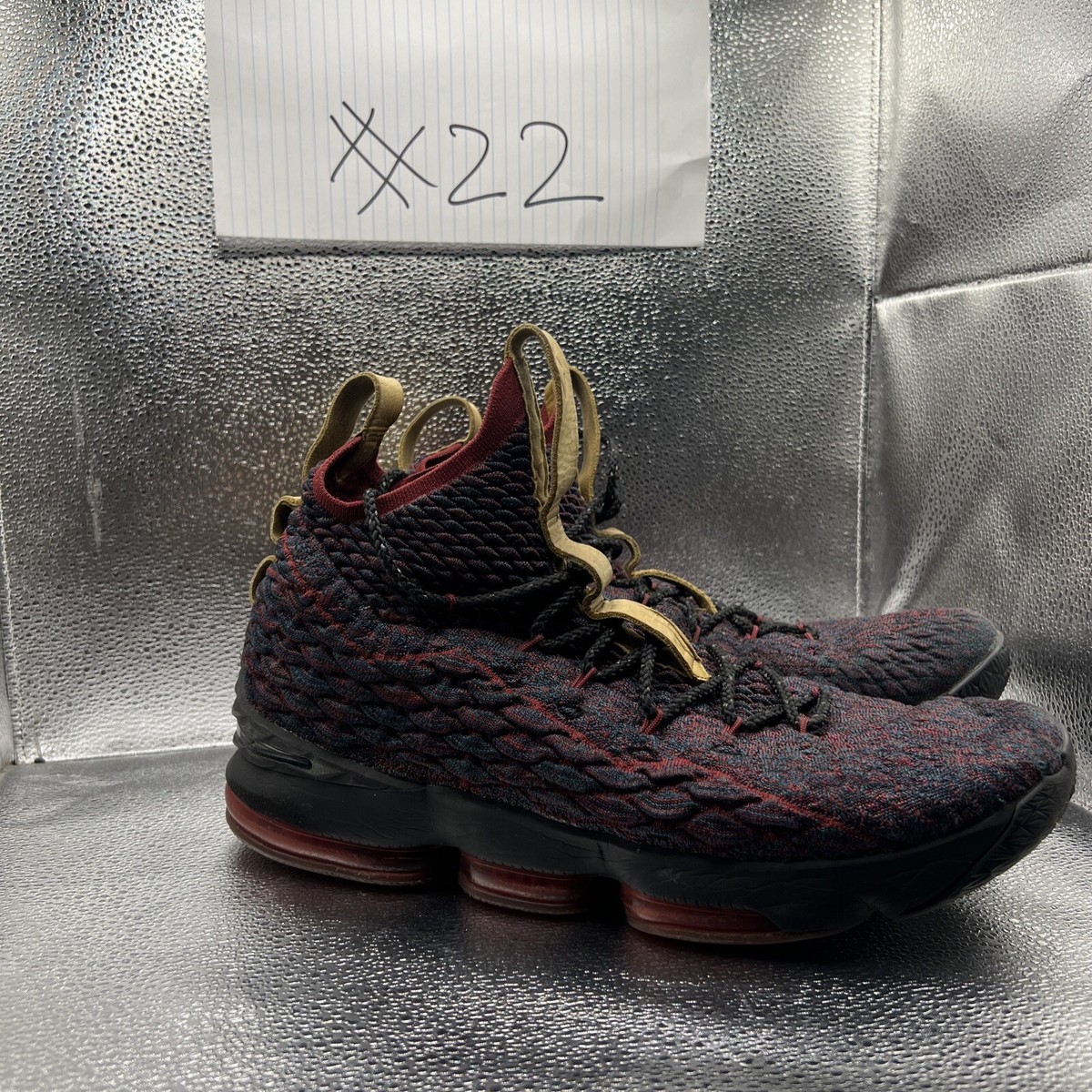 スニーカー Nike LeBron 15 PK80 AW FW 17 2017 Nike LeBron 15 New Heights 2017 Shoes 897648-300 Dark Atomic