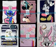 Official Character PJ Sets: STITCH, MICKEY, MINNIE, ARIEL, HEDWIG, BUGS Pyjamas