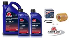FOR BMW M3 F80 BOSCH SERVICE KIT 7L MILLERS LONGLIFE OIL AND BOSCH OIL FILTER