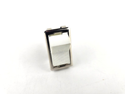 NOS Cole Hersee White Rocker Switch 2 Terminal Blue Bird Bus