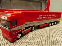 1/87 Herpa Daf Xf Atu Schubboden Sattelzug 151467