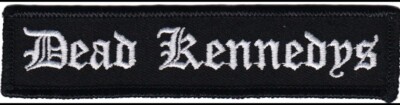 Dead Kennedy Name Tag Embroidered Iron on Patch Est. 4'' High Quality