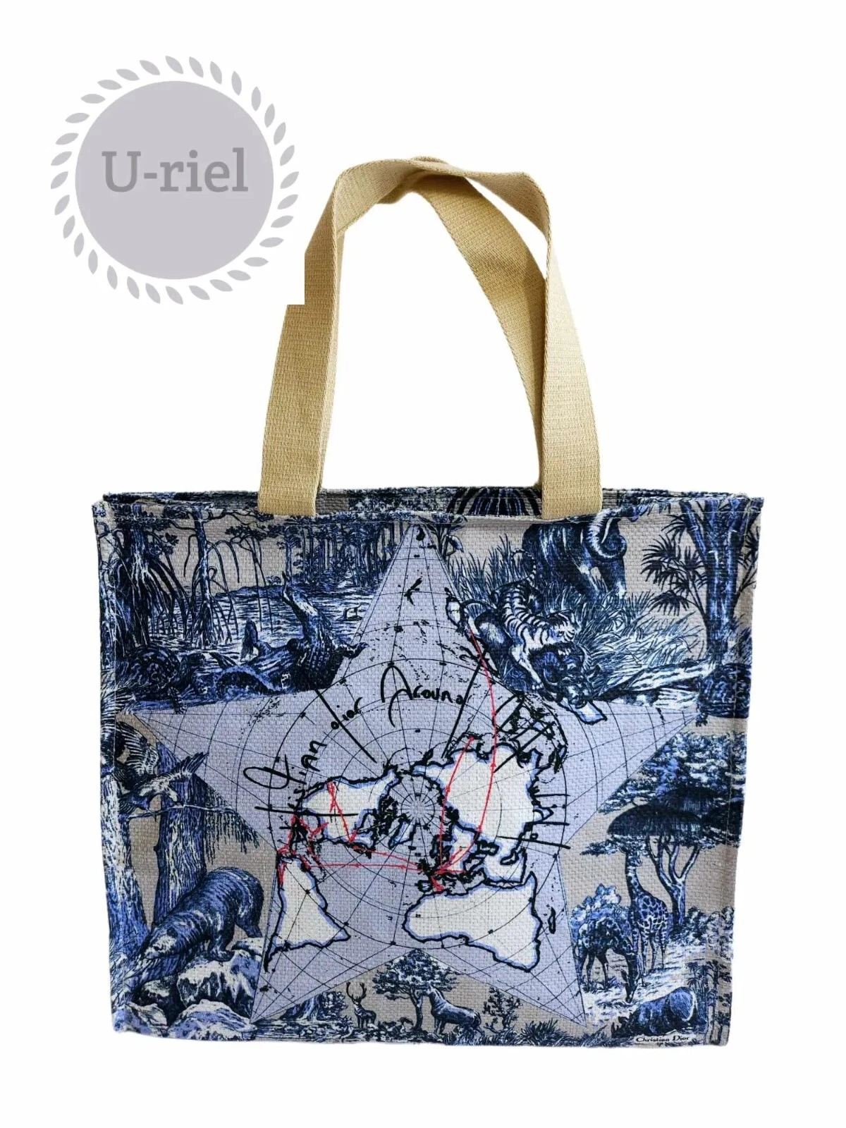 Sac cabas shopping exclusif Dior Autour du monde édition limitée