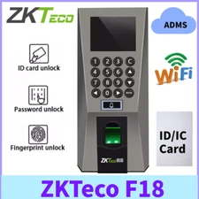 ZKTeco F18 TCP/IP WiFi Biometric Fingerprint Time Attendance Door Access Control