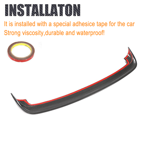 Carbon Heckspoiler Ansatz Passt für Audi TT 8N Spoiler Heckflügel Dachspoiler V6 - Bild 15 von 17