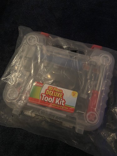 Tool Set for Toddlers & Kids | 20pcs Toy Tools with Electronic Cordless Drill - Picture 3 of 4