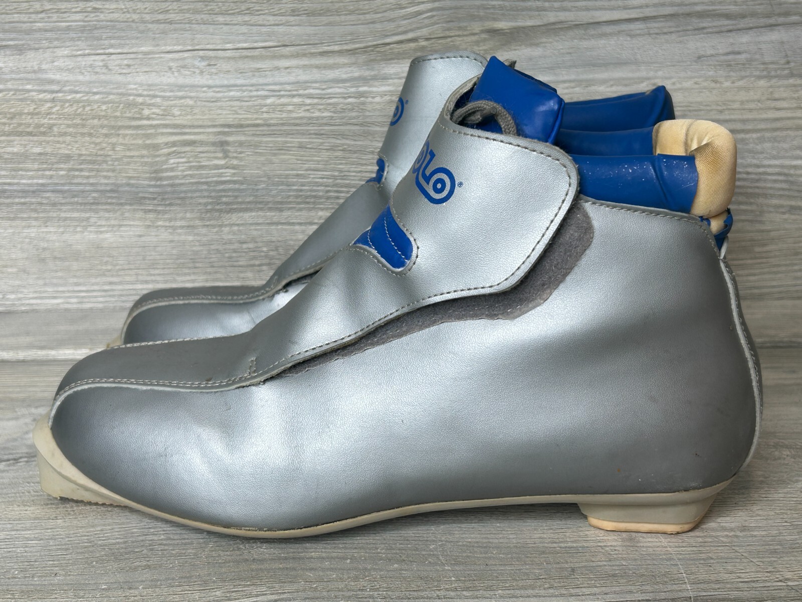 SALOMON Scarponi da sci di fondo nordico ASOLO NN 420 vintage uomo argento 9 5