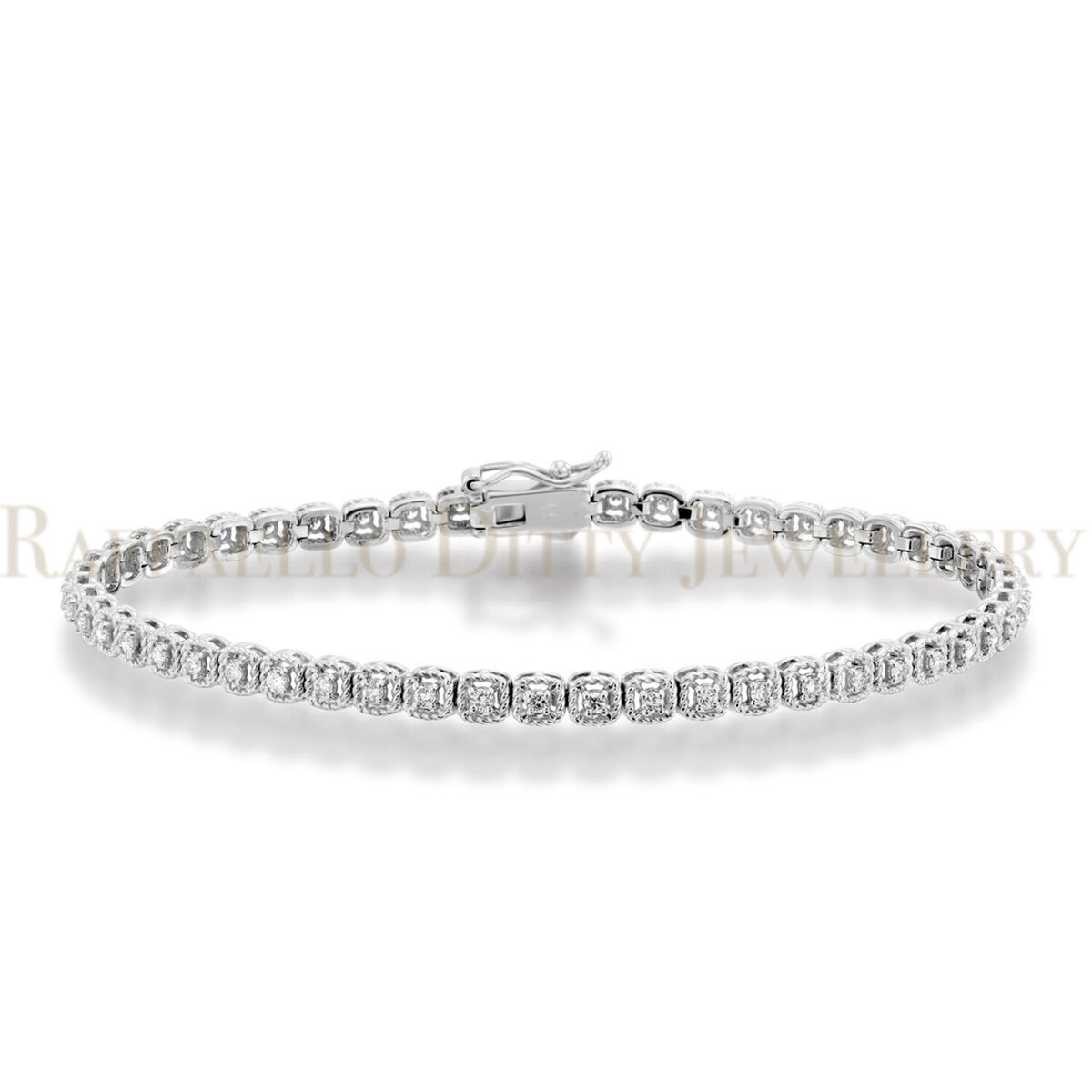 15 Carat Natural Round Diamond 4-Prong Tennis Bracelet in 14k Rose Gold For  Sale at 1stDibs | 15 carat diamond tennis bracelet