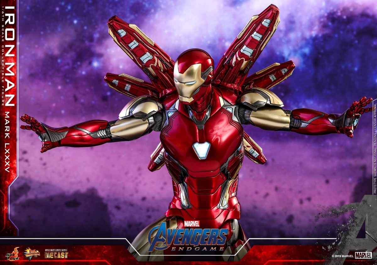 アメコミ Hot Toys Iron Man Mark LXXXV MMS528 Hot Toys MMS528 Iron Man Mark LXXXV 85 DIECAST Avengers Endgame W