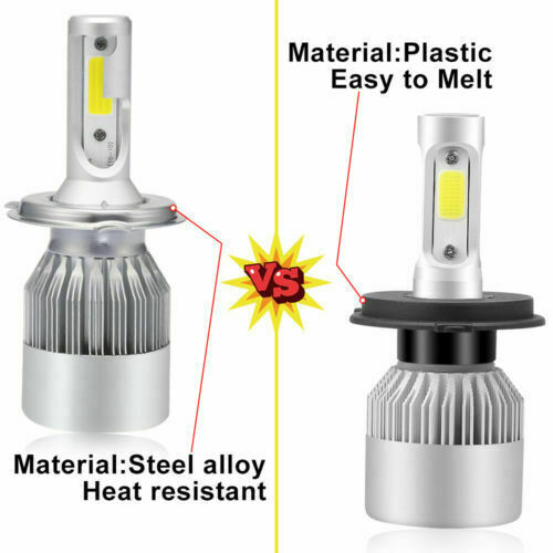 Faro LED H4 9003 bombillas altas/bajas 6000 k para Honda Element 2003 2004 2005 2006 - Imagen 9 de 11