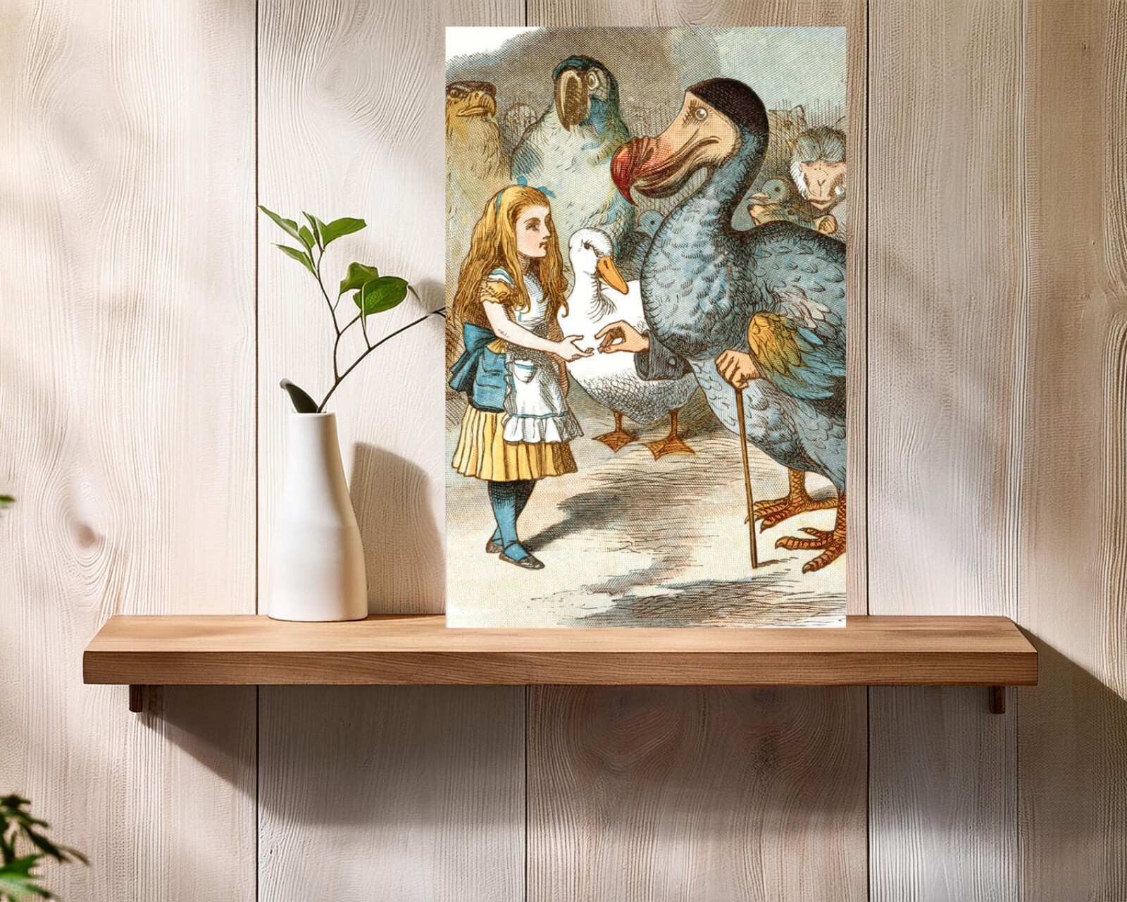 Alice In Wonderland ""Do Do"" Ceramic UV Printed Picture Tile 30 x 20cm